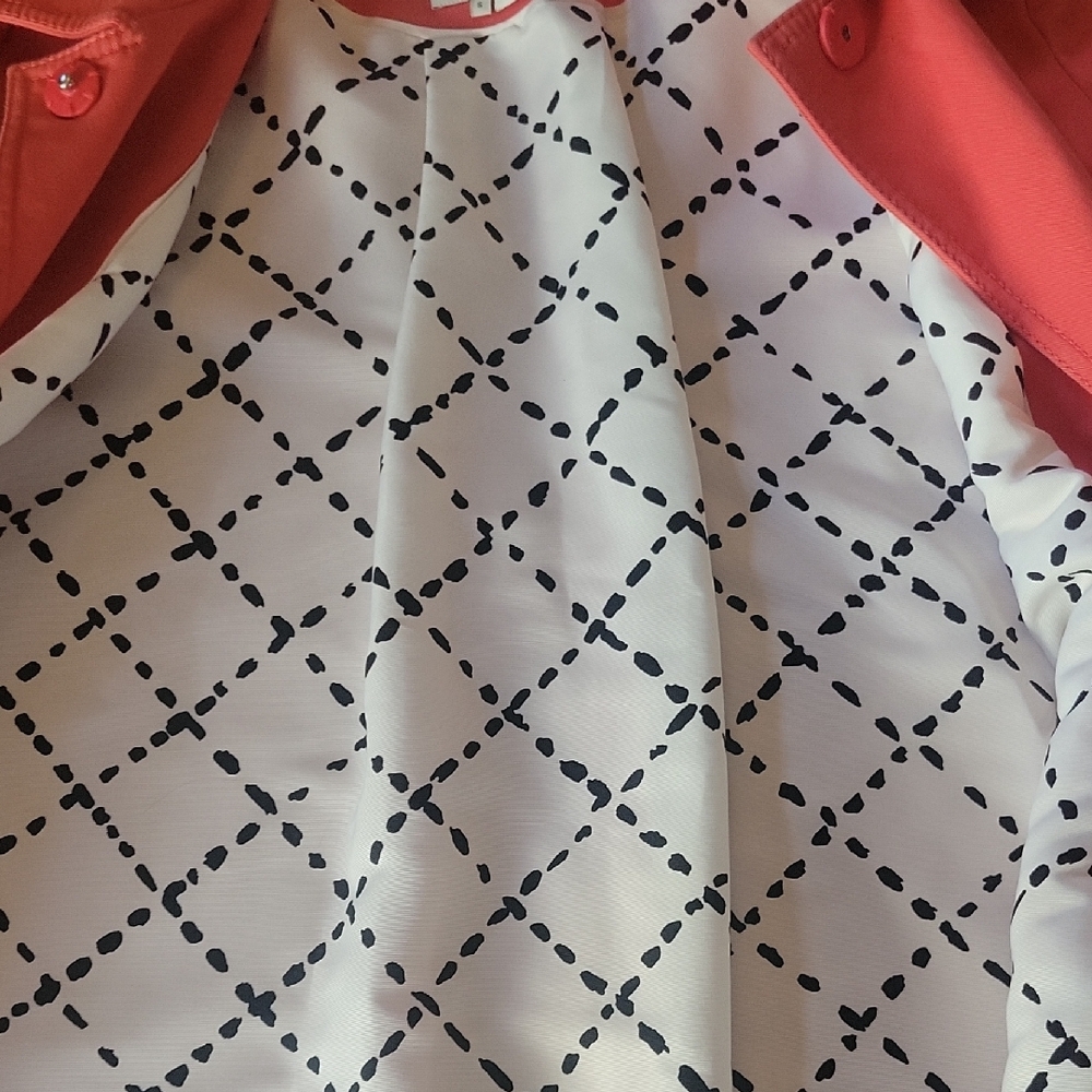 Kate Spade Pink Pea Coat Spring Fashion Staple - Picture 3 of 5